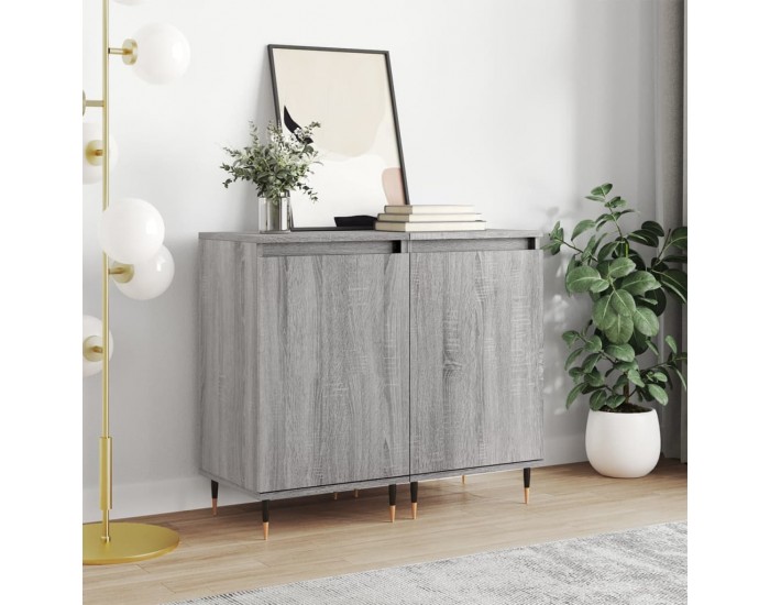 Sonata H Бюфети 2 бр сив сонома 40x35x70 см инженерно дърво