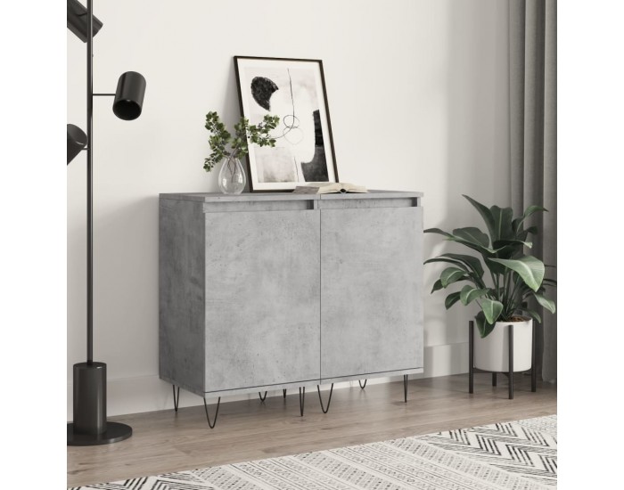 Sonata H Бюфети 2 бр бетонно сив 40x35x70 см инженерно дърво