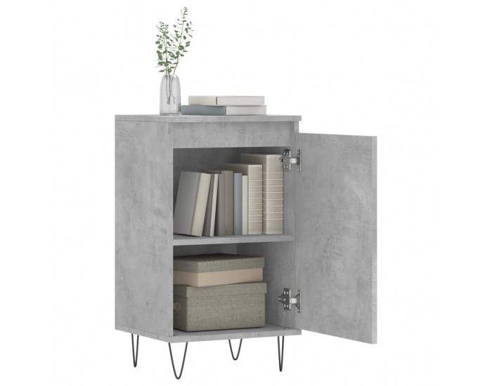 Sonata H Бюфети 2 бр бетонно сив 40x35x70 см инженерно дърво