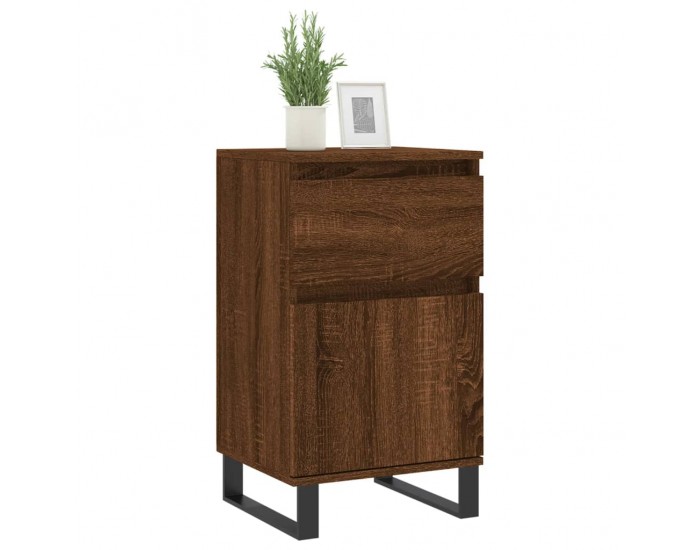 Sonata H Бюфети 2 бр кафяв дъб 40x35x70 см инженерно дърво