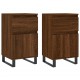 Sonata H Бюфети 2 бр кафяв дъб 40x35x70 см инженерно дърво