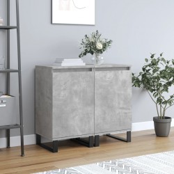 Sonata H Бюфети 2 бр бетонно сив 40x35x70 см инженерно дърво - Living