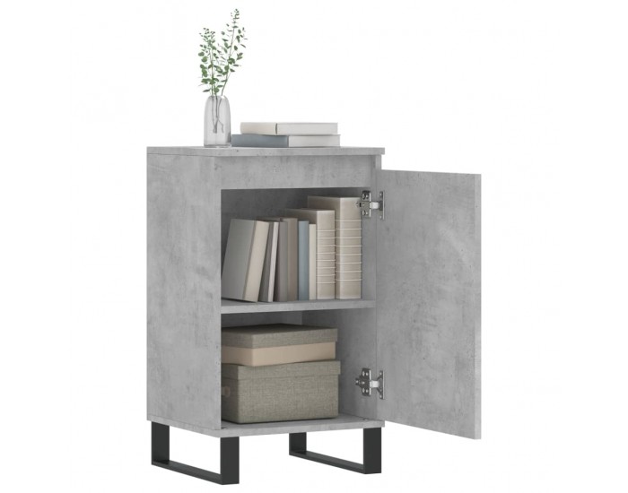 Sonata H Бюфети 2 бр бетонно сив 40x35x70 см инженерно дърво