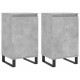 Sonata H Бюфети 2 бр бетонно сив 40x35x70 см инженерно дърво