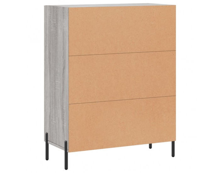 Sonata Dulap, gri sonoma, 69,5x34x90 cm, lemn compozit