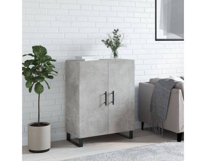 Sonata Dulap, gri beton, 69,5x34x90 cm, lemn compozit