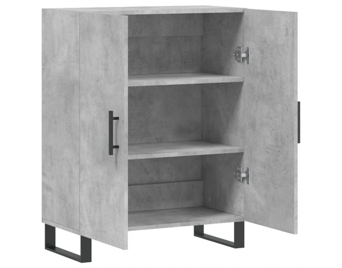 Sonata Dulap, gri beton, 69,5x34x90 cm, lemn compozit