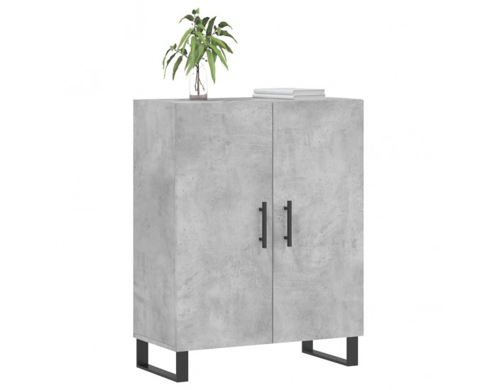 Sonata Dulap, gri beton, 69,5x34x90 cm, lemn compozit