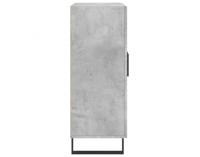 Sonata Dulap, gri beton, 69,5x34x90 cm, lemn compozit