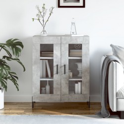 Sonata H Сайдборд, бетонно сив, 69,5x34x90 см, инженерно дърво - Corpuri, vitrine, biblioteci modulare
