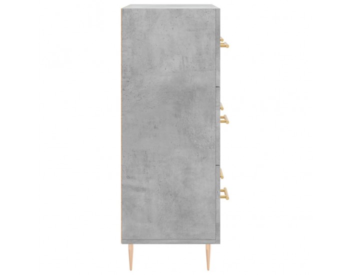 Sonata Servantă, gri beton, 69,5x34x90 cm, lemn compozit