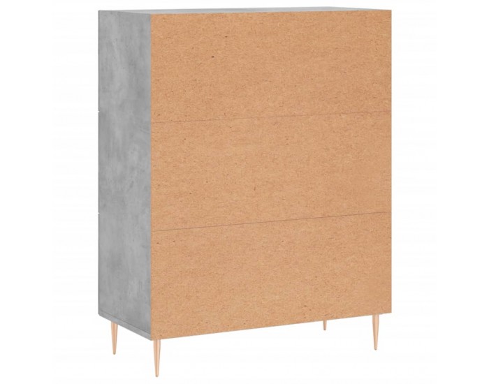 Sonata Servantă, gri beton, 69,5x34x90 cm, lemn compozit