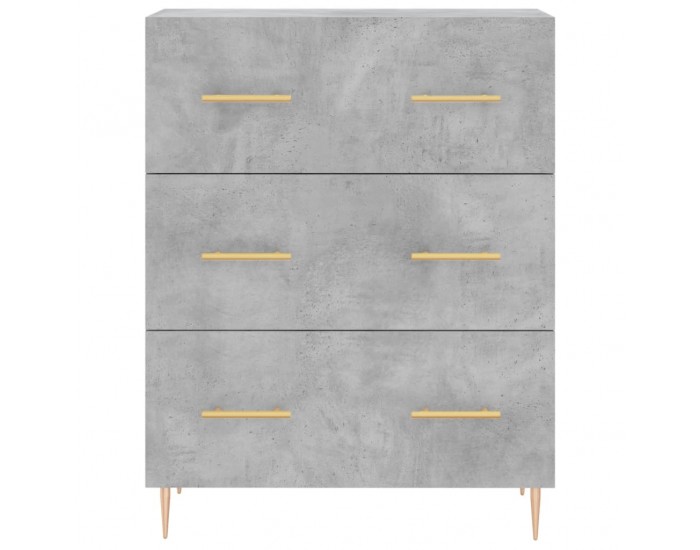 Sonata Servantă, gri beton, 69,5x34x90 cm, lemn compozit
