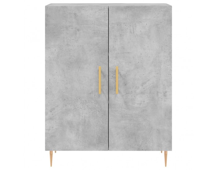 Sonata H Висок шкаф, бетонно сив, 69,5x34x180 см, инженерно дърво