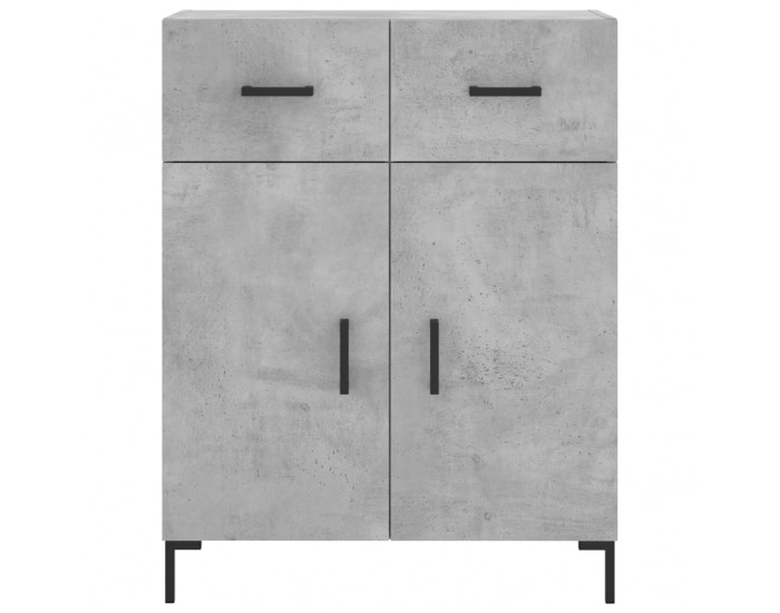 Sonata H Висок шкаф, бетонно сив, 69,5x34x180 см, инженерно дърво