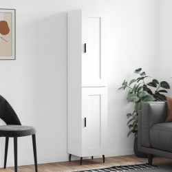Sonata H Висок шкаф, бял, 34,5x34x180 см, инженерно дърво - Living