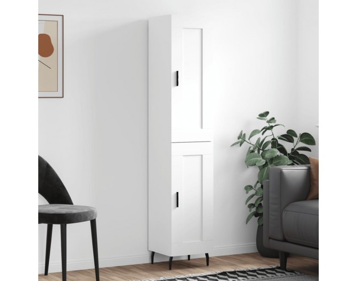 Sonata Dulap înalt, alb, 34,5x34x180 cm, lemn prelucrat