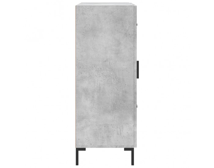 Sonata Servantă, gri beton, 69,5x34x90 cm, lemn compozit
