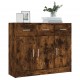Sonata H Бюфет опушен дъб 91x28x75 см инженерно дърво
