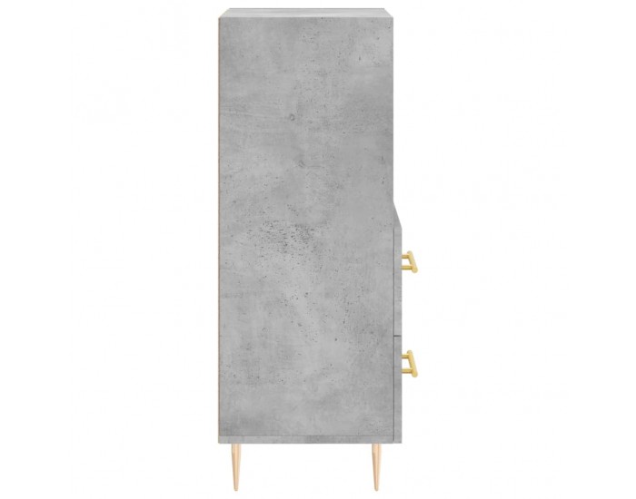 Sonata Servantă, gri beton, 34,5x34x90 cm, lemn compozit