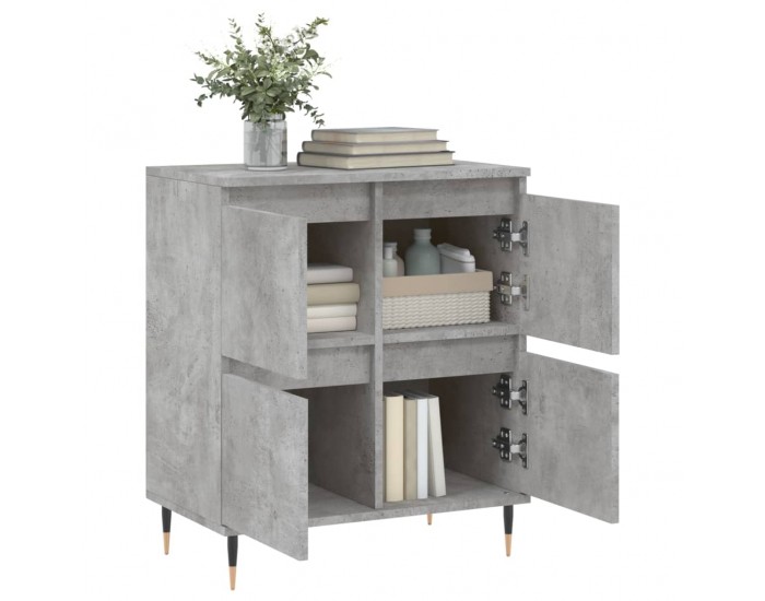 Sonata Servantă, gri beton, 60x35x70 cm, lemn prelucrat