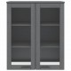 Sonata H Надстройка за шкаф HAMAR, тъмносива, 85x35x100 см, бор масив