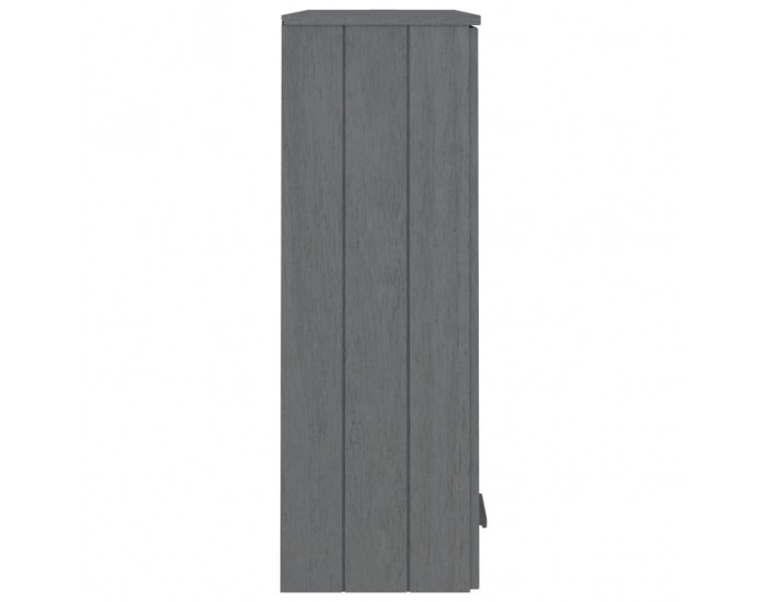 Sonata H Надстройка за шкаф HAMAR, тъмносива, 85x35x100 см, бор масив