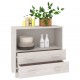 Sonata H Сайдборд HAMAR, бял, 85x35x80 см, борово дърво масив