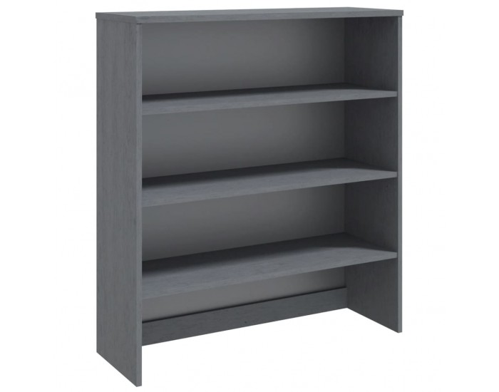Sonata H Надстройка за шкаф HAMAR, тъмносива, 90x30x100 см, бор масив
