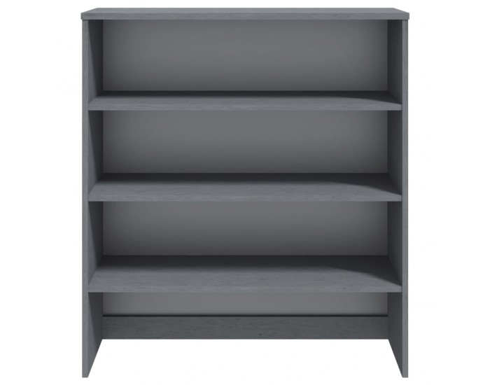 Sonata H Надстройка за шкаф HAMAR, тъмносива, 90x30x100 см, бор масив