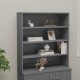 Sonata H Надстройка за шкаф HAMAR, тъмносива, 90x30x100 см, бор масив