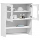 Sonata H Надстройка за шкаф MOLDE бял 90x35x100 см бор масив