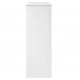 Sonata H Надстройка за шкаф MOLDE бял 90x35x100 см бор масив