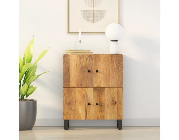 Sonata H Сайдборд с 4 врати, 60x33x75 см, мангово дърво масив