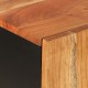 Sonata H Висок шкаф с чекмедже 60x33x100 см акация масив и желязо