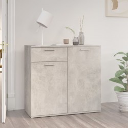 Sonata H Бюфет, бетонно сив, 80x36x75 см, инженерно дърво - Living