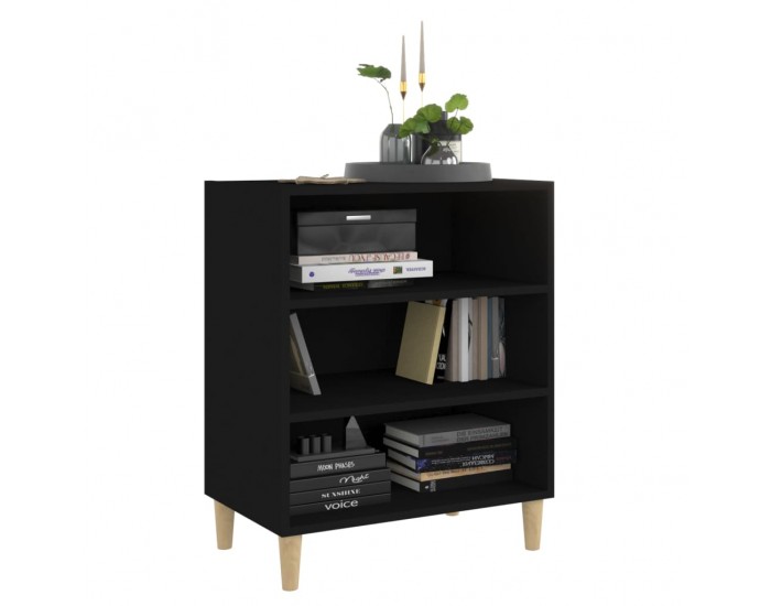Sonata H Бюфет черен 57x35x70 см инженерно дърво