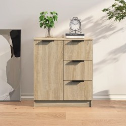Sonata H Сайдборд, сонома дъб, 60x30x70 см, инженерно дърво - Corpuri, vitrine, biblioteci modulare