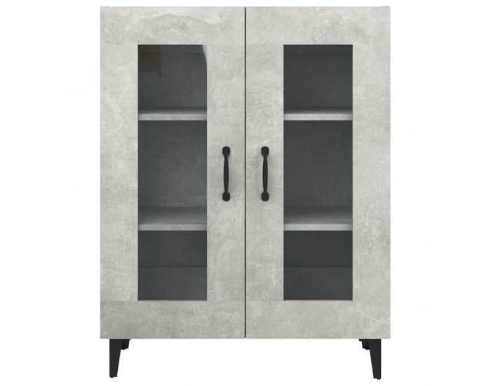 Sonata Dulap, gri beton, 69,5x34x90 cm, lemn compozit