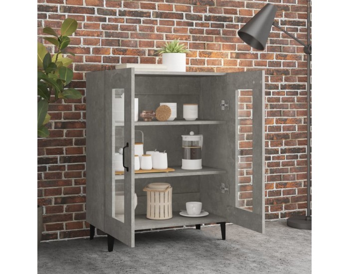 Sonata Dulap, gri beton, 69,5x34x90 cm, lemn compozit