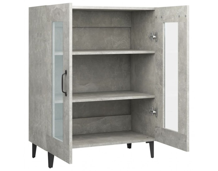 Sonata Dulap, gri beton, 69,5x34x90 cm, lemn compozit