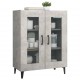 Sonata Dulap, gri beton, 69,5x34x90 cm, lemn compozit