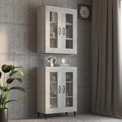 Sonata H Окачен стенен шкаф, бетонно сиво, 69,5x34x90 см - Corpuri, vitrine, biblioteci modulare