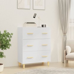 Sonata H Сайдборд, бял, 70x34x90 см, инженерно дърво - Corpuri, vitrine, biblioteci modulare