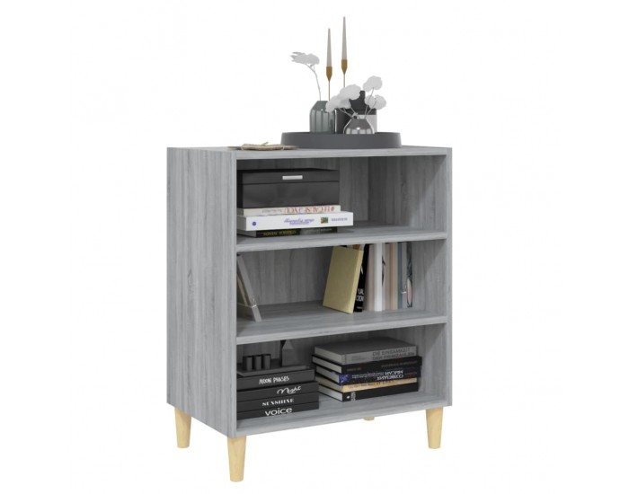 Sonata H Бюфет сив сонома 57x35x70 см инженерно дърво