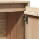 Sonata H Висок шкаф, 74x35x117 см, борово дърво масив