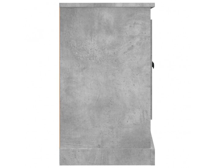 Sonata H Сайдборд, бетонно сив, 100x35,5x60 см, инженерно дърво