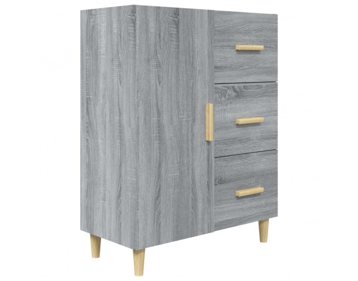 Sonata Dulap, gri sonoma, 69,5x34x90 cm, lemn compozit