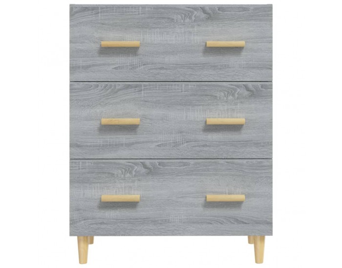 Sonata H Сайдборд, Сив сонома, 70x34x90 см, инженерно дърво