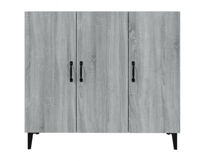 Sonata H Сайдборд, Сив сонома, 90x34x80 см, инженерно дърво